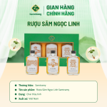 Combo 3 Chai Rượu Sâm Ngọc Linh