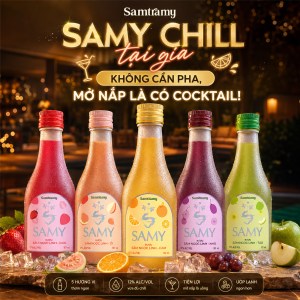 samy - rượu sâm ngọc linh vị trái cây lên men